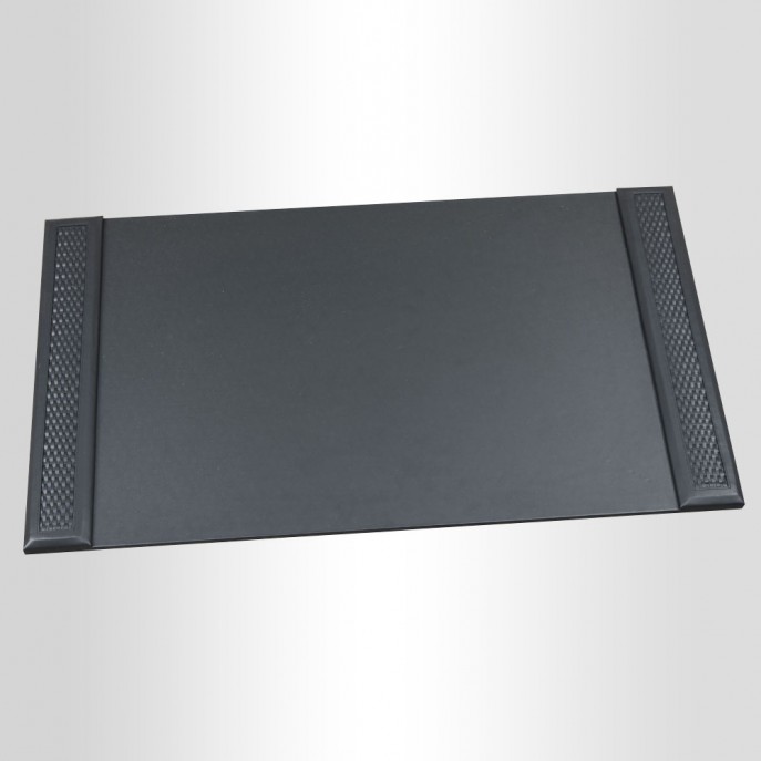 Black Woven  Custom Leather Desk Pad WAUBRWOV51V54