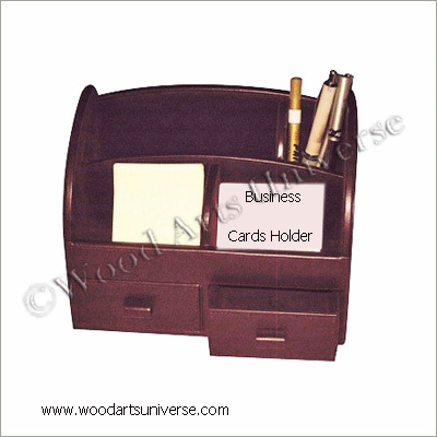 Burgundy  leather Desk Organizer  WAUCUST12000