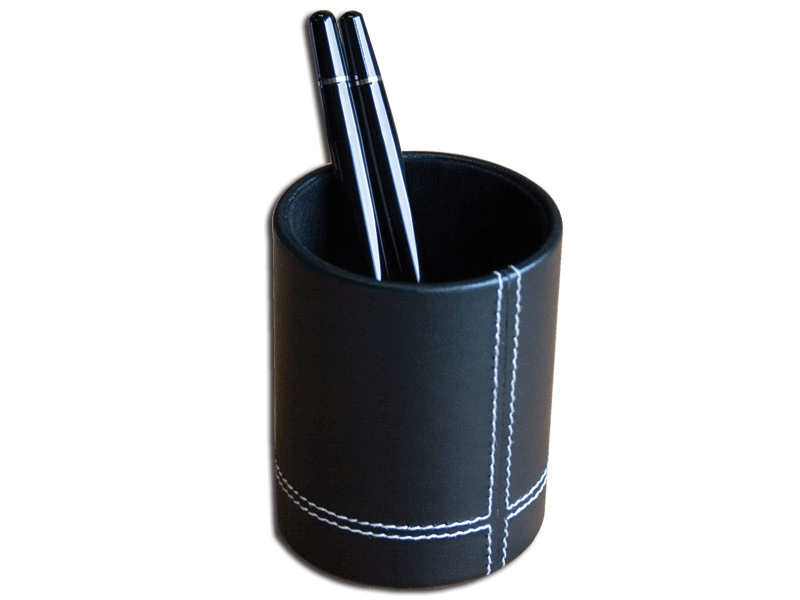 Eco-Friendly Leather Pencil Cup