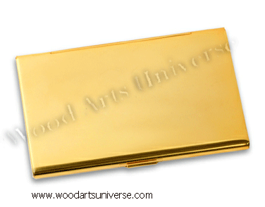 Gold Business Card Case  WAUMI809