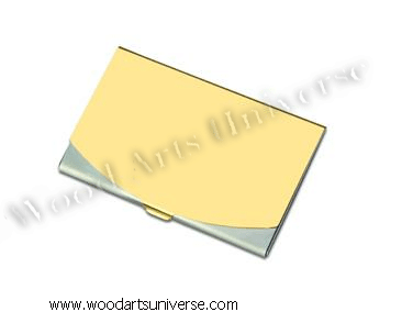 Gold Business Card Case  WAUMI813