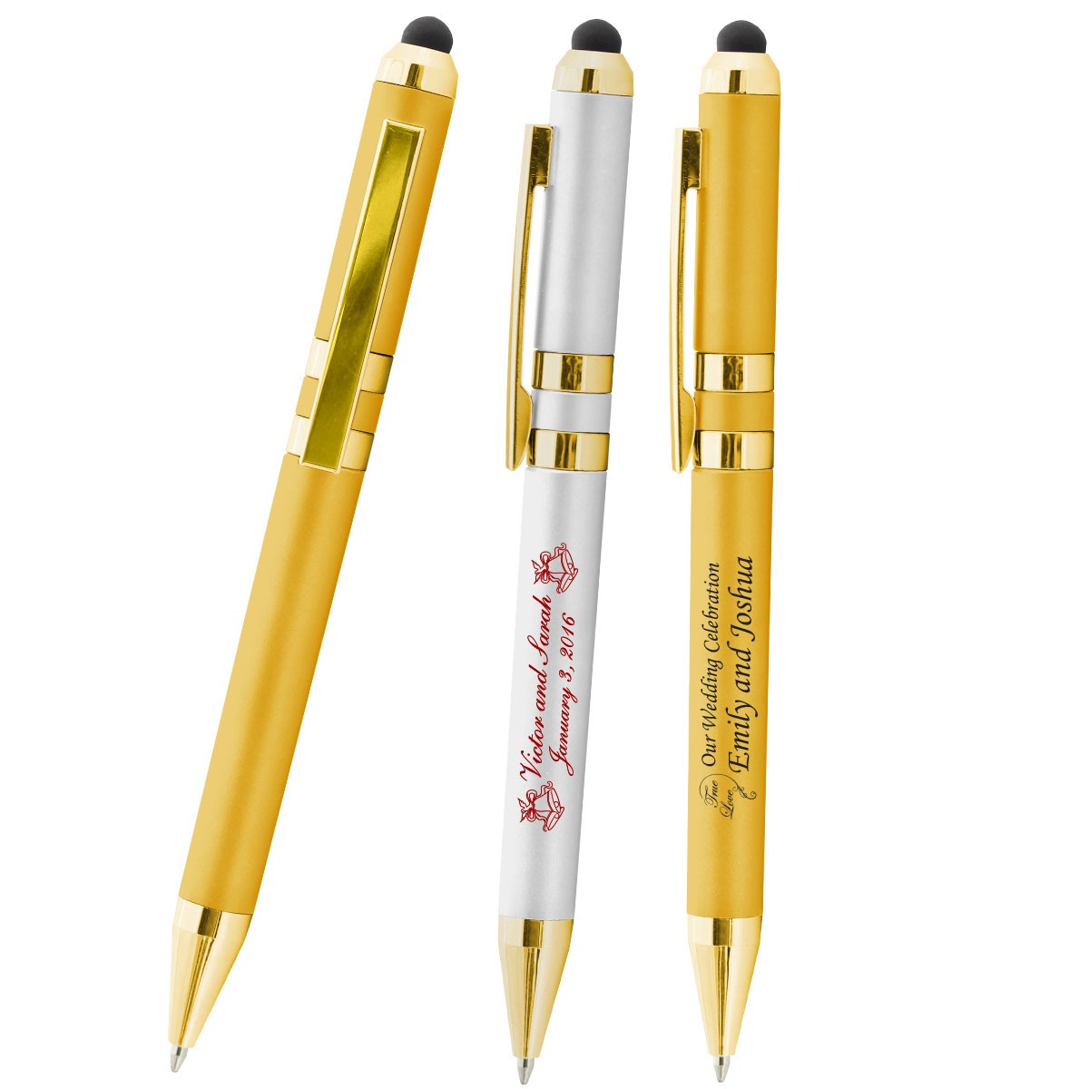 Gold Wedding Pens  WAUCUST2500