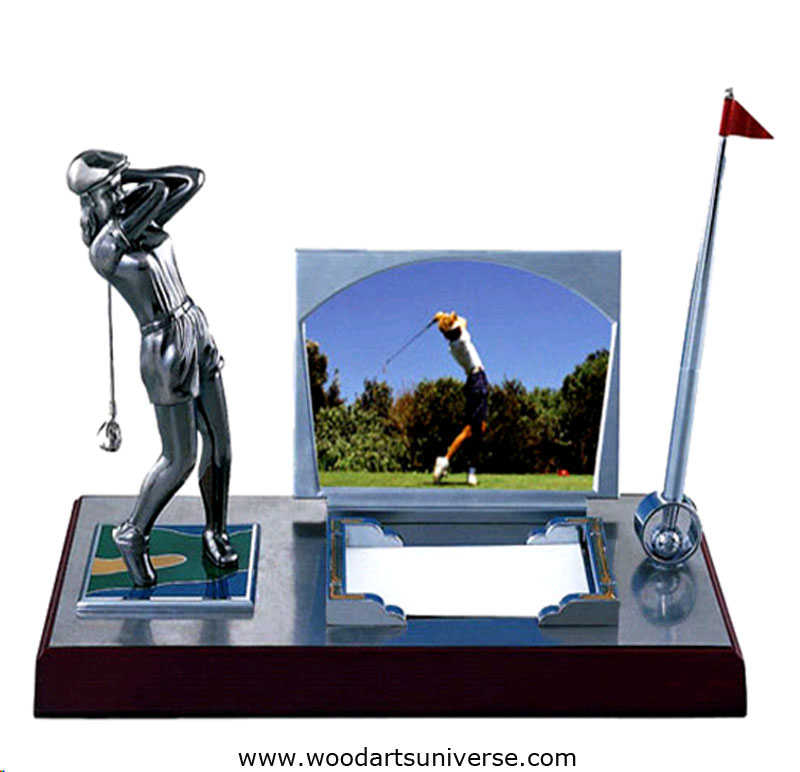 Golf Desktop Organizer With Photo Frame WASSBHGK051500