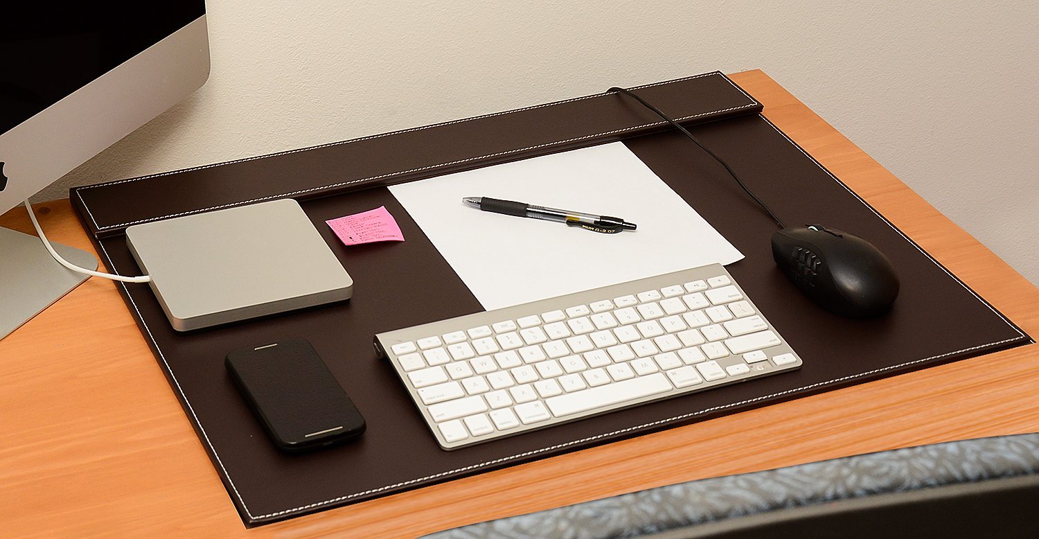 Brown Leather Desk Pad WAUCUST7700
