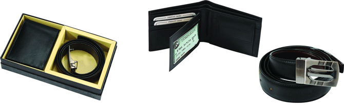 Men's Belt and Wallet Gift Set WAUIS6190