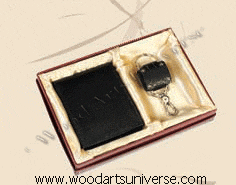 Leather Wallet  and Key Ring Set WAUPIS5190