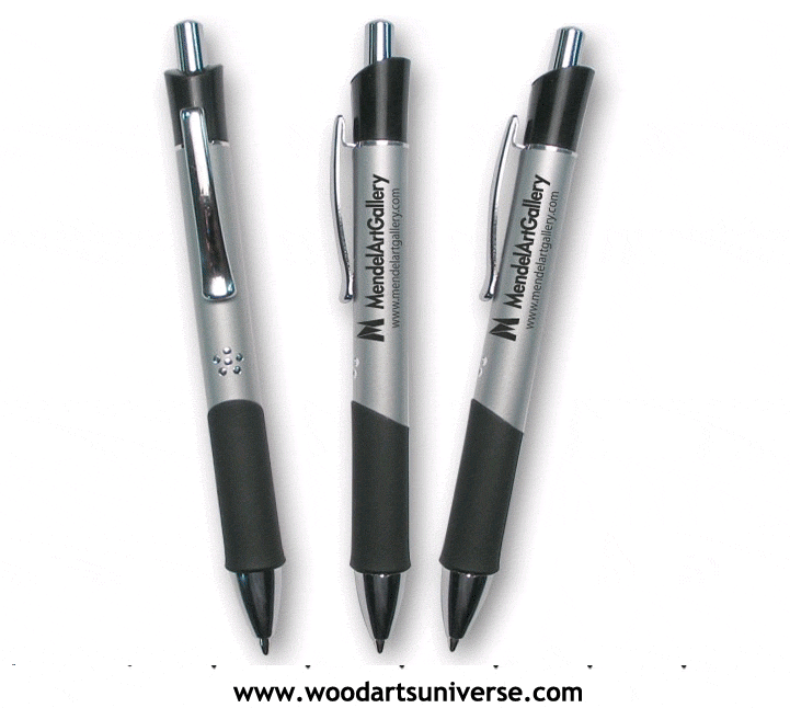 Silver Metallic  Pen With Free Engraving WAUCUSTFREE101