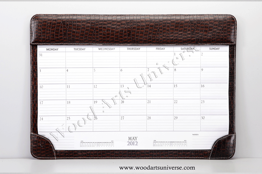 Promotional Leatherette Desk Planner WAUIS423