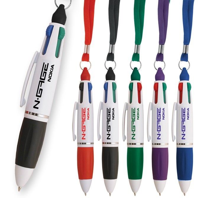 Quad Lanyard Pens WAUCUSTROPE1