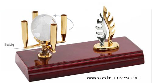 Revolving Globe Pen Stand WAUKN15007