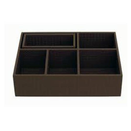 Leather Coffee  Condiment Organizer Tray WAUCUST441