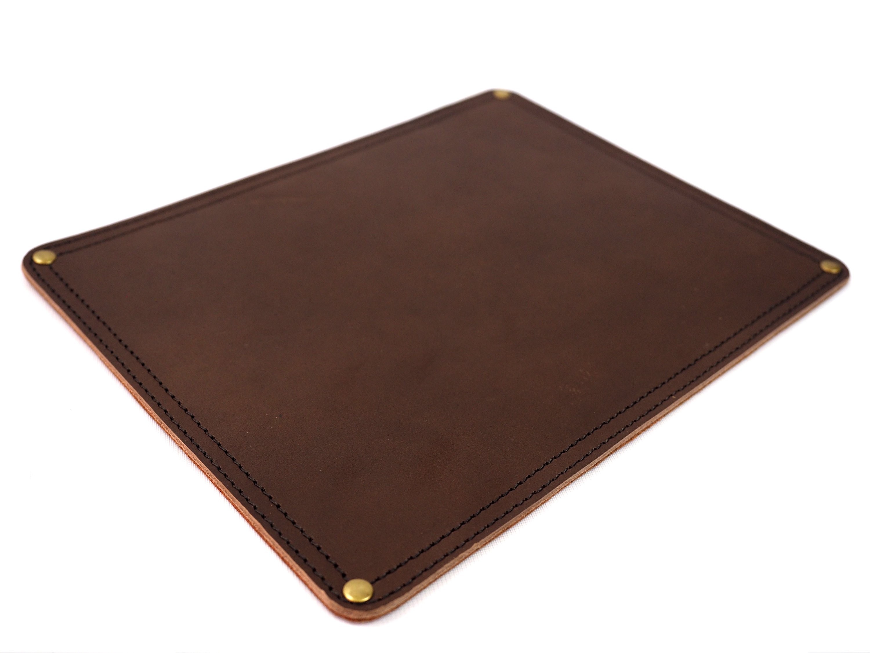 Dark Brown Leather Desk Pad WAUCUST2309