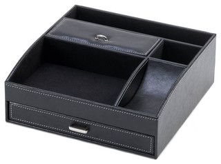 Customized Leather Desk Organizer WAUCUST20399